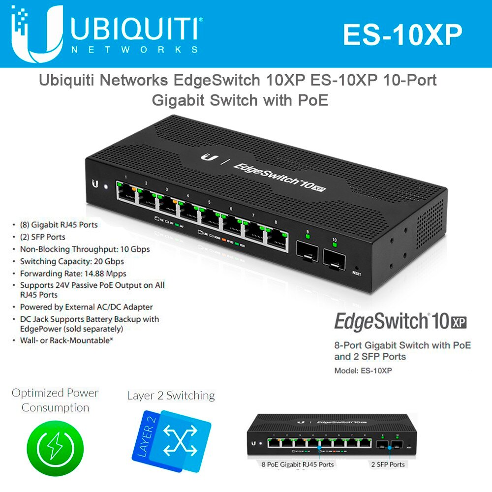 Ubiquiti EdgeSwitch 10XP (ES-10XP)